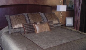 Custom bedding made for Contempo 