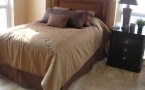 Custom Bedding and Headboard