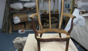 Frame of reconstruced chair 