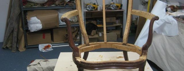 Frame of reconstruced chair