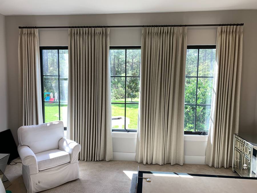 Custom window treatments and draperies Jacksonville FL